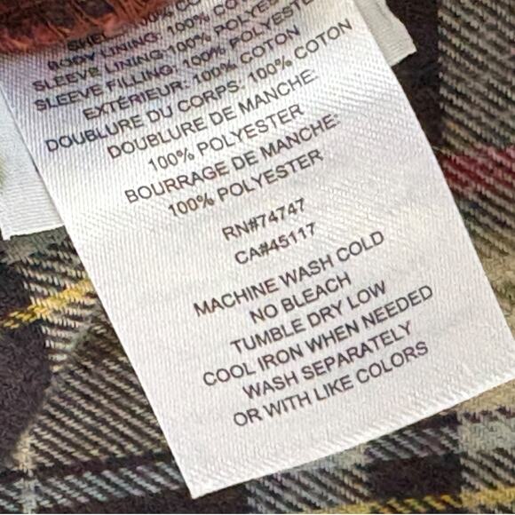 RedHead Shacket Barn Jacket M Burgundy Outdoor Flannel Lined Workwear Rustic - Picture 5 of 9